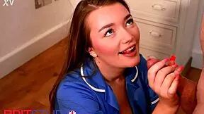Teen Nurse Shows Off Her Oral Skills