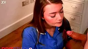 Teen Nurse Shows Off Her Oral Skills