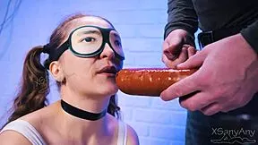 Tricked Babe Gets First Sloppy Facefuck