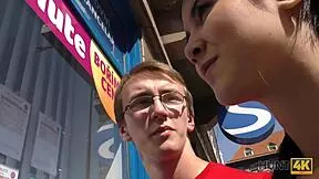 Hunt4k sex for money is how hot cutie earns on vacation