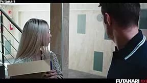 It follows shemale horror parody with petite blonde creampied