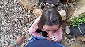 me folle a rubia en rio con anal y corrida