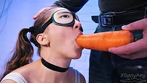 Tricked Babe Gets First Sloppy Facefuck
