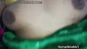 Indian desi bhabhi in saree does POV sex at home