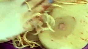 i feel so wild doing extreme food fetish masturbation as saudi girl