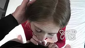 tall redhead ginger licks ass and gets filled with a big creampie too