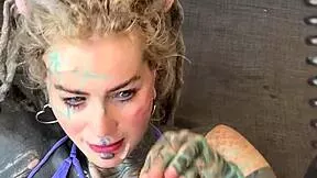 bts anal dap threesome with two huge black cocks and tattooed pornstar