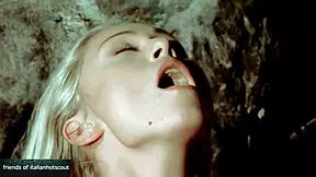 beautiful blonde and brunette girl fucked by big cock
