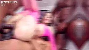 Sofia Smith Takes Two Huge Black Dicks Anal