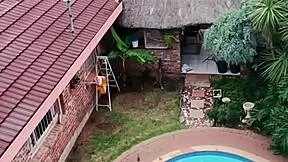 drone caught neighbors pool orgy
