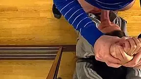 mirror fuck with cap guy