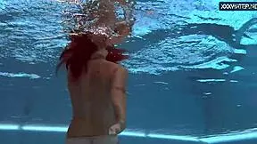 Puzan bruhova fat teen in the pool