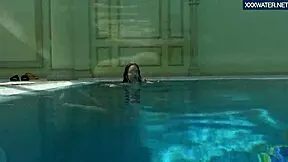 Puzan bruhova fat teen in the pool