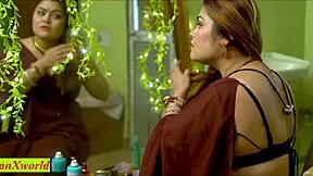 indian romantic wife enjoys hot sex with big cock and creampie