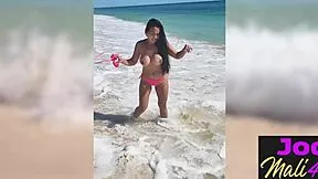 hot masturbation after outdoor posing and big tits teen 18+ joon mali pleased herself