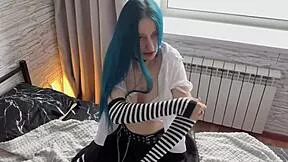 stepdads big fat cock roughly rips my spanked ass and shaking tits