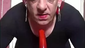 Crossdressing sissy would love to do this to a real mans cock