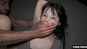 Japanese teen 18+ asked for a gangbang with big cocks