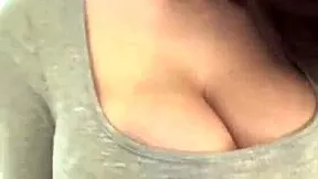 Stepmother teases me with her milky tits