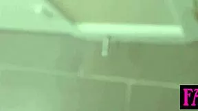 Showering teen stepsister invites stepbro to fuck