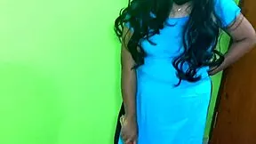 Asian wife dressed as maid gets licked and fucked doggystyle at work with creampie