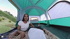 vrb trans teen brazilian shemale fucks bareback on camping