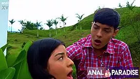 Anal Sex Outdoors With Submissive Girl