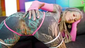 thick cock wrecks this wild horny hippie whore ass
