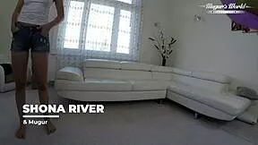 Behind the scenes of smoking hot shona river gets fucked