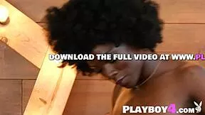 big ass ebony milf poses naked