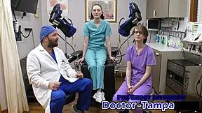 dr tampa gives luci starr a deep massage and anal fingering in pov