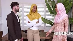 bratty hijab teen bred by daddy for family future