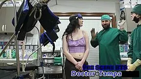 dr tampa gives luci starr a deep massage and anal fingering in pov