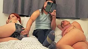 I share a bed with my stepsis and stepmom and make my stepmother squirt many times