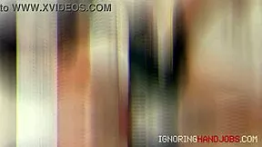 Big Tits Big Ass Hot Brunette Gives Slow Edging Handjob
