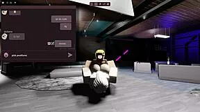 taking sshf e-girl virginity in strip club