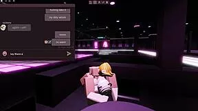 taking sshf e-girl virginity in strip club