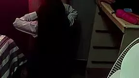 hot student on knees sucks then gets fucked doggystyle