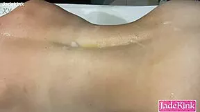 Piss and cumshot humiliation session