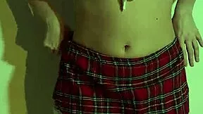 Naughty stepsis in uniform took cock