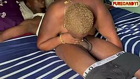 She waits on bed for his big cock to fuck her
