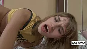aina gets anal on narrow bed