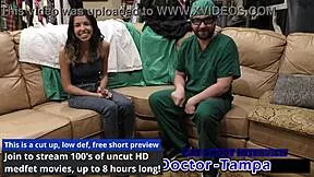 dr tampa plays with aria nicoles ultrasound closeup