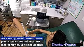 dr tampa plays with aria nicoles ultrasound closeup
