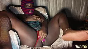 How i love being the slut i am ebony milf fucks her opened pussy with rabbit vibrator
