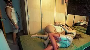 Fucking my stepsis lesbian girlfriend with that great ass