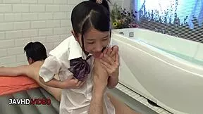 Young suzu ichinose delights with a japanese creampie