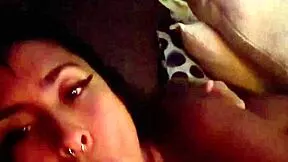 Brunette latina deepthroating massive cock nonstop after club