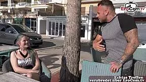 deutsches model gets invited to first porn on mallorca