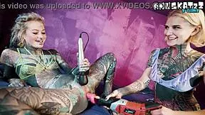 Inked Cuties Anal Fuck Machine Squirt Atm